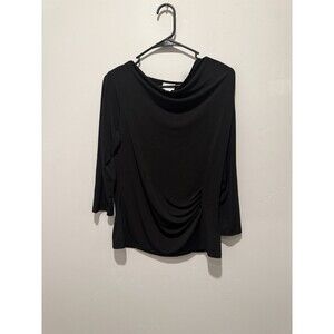 Jaclyn Smith Womens Tunic Size S Cowl Neck